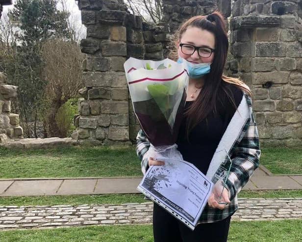Grace McNulty is a nominee at the YMCA awards. The winner will be announced in London on November 5.