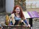 The Wheelabouts as Queen Boudicca at Arbeia Roman Fort, South Shieds on Saturday..