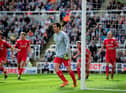 Jose Enrique has opened up on his nightmare return to Newcastle United with Liverpool in April 2012.  (Photo by Stu Forster/Getty Images)