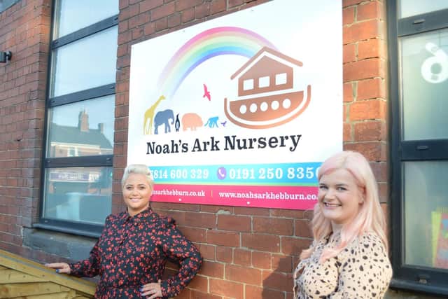 Nicola George, Owner of Noah’s Ark Nursery, with Amy Borril, Nursery Manager.