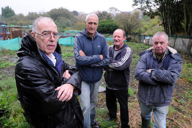 Harrison Fields Allotments Association members pictured in 2013.