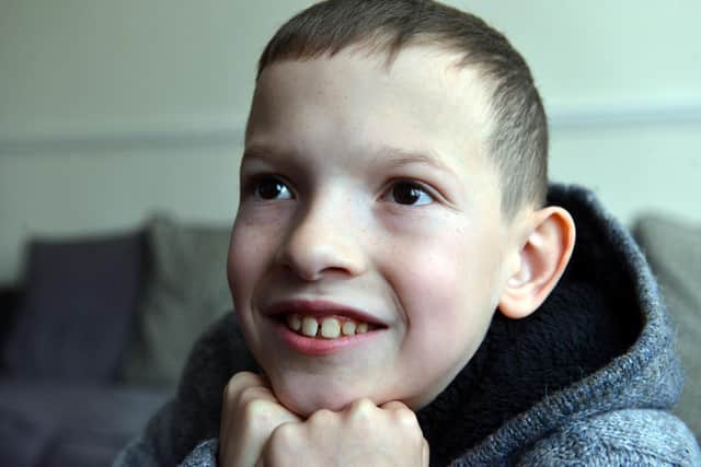 Child of Courage award winner Jack Lewis, 10 getting ready for Christmas and hospital operation next year.
