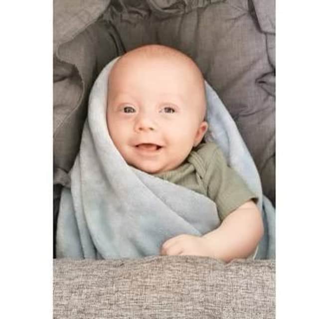 Hunter sadly passed away in his sleep at just three-and-a-half-months old