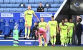 Jonjo Shelvey of Newcastle United leads his team out prior to the Premier League match between Leicester City and Newcastle United at The King Power Stadium on May 07, 2021 in Leicester, England.