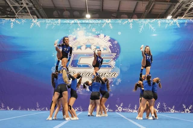 Tyneside Ignite Cheerleading performing