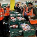 18 team members from the Gateshead and the Stock-on-Tees fulfilment centres volunteered at Newcastle