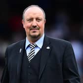LONDON, ENGLAND - MAY 12: Rafael Benitez, manager of Newcastle United, looks on prior to the Premier League match between Fulham FC and Newcastle United at Craven Cottage on May 12, 2019 in London, United Kingdom. (Photo by Alex Broadway/Getty Images)
