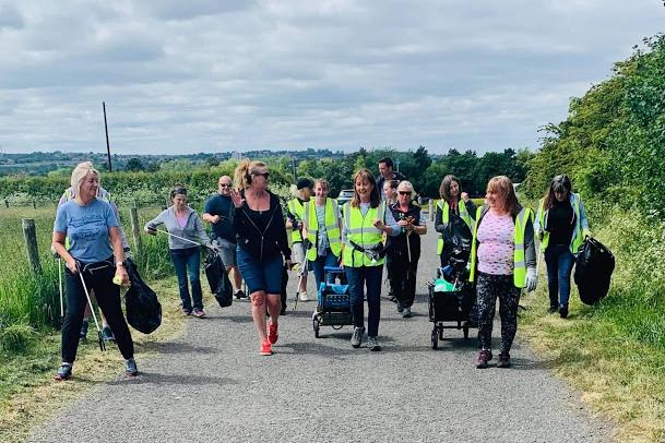 The Great British Spring Clean saw 40 bags of rubbish removed from Pelaw Quarry Pond.