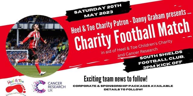 Former Sunderland AFC striker Danny Graham is organising a charity football match for two causes close to his heart.