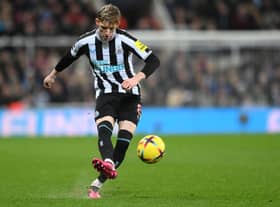 Newcastle United winger Anthony Gordon. (Photo by Stu Forster/Getty Images)