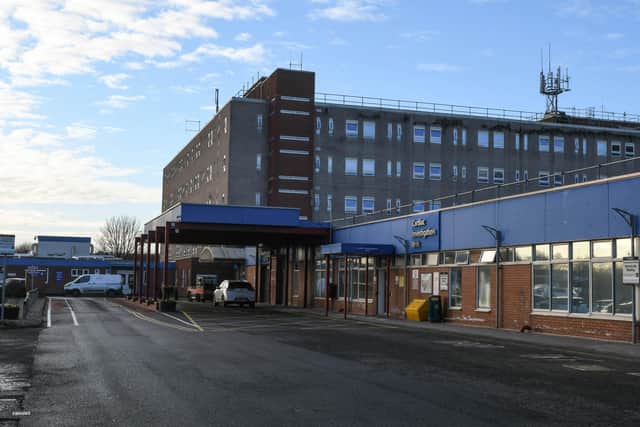 The University Hospital of Hartlepool.