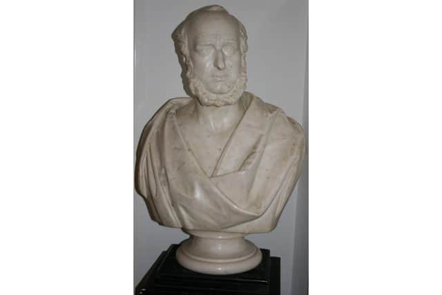 The bust which will be on display