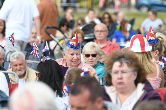 Proms in the Park in South Shields on Sunday.