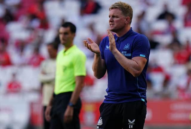 Newcastle United head coach Eddie Howe.