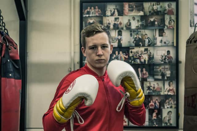 Ewan Mackenzie, of Bilton Hall boxing club