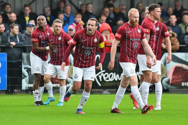 South Shields defeated Scunthorpe United on Saturday.