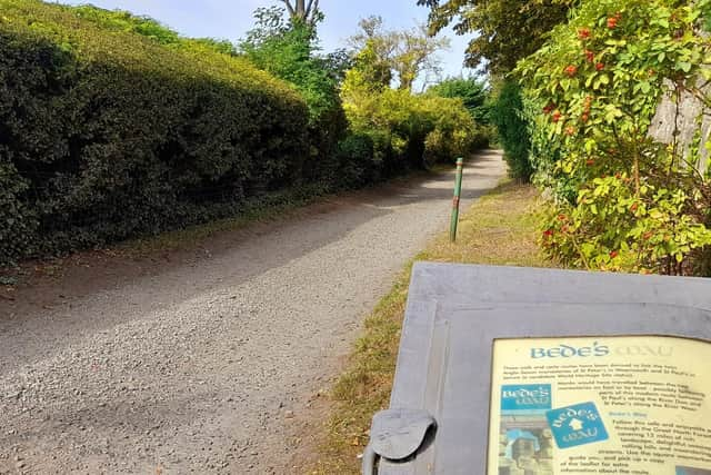 The 7th century Bede's Way runs beside the land.