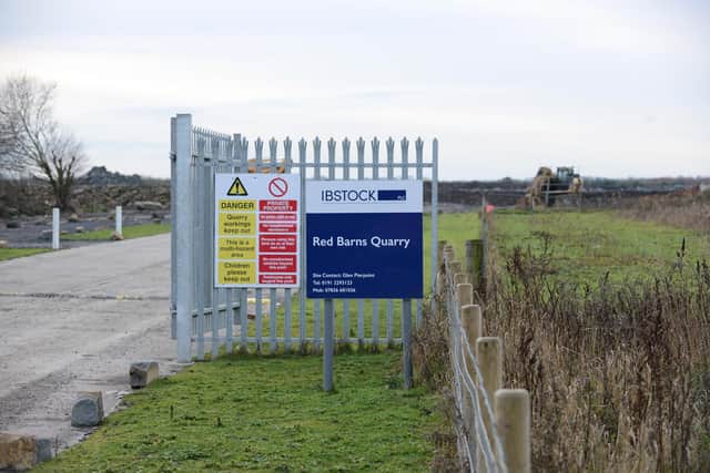 Red Barnes Quarry, Mill Lane, Hebburn.