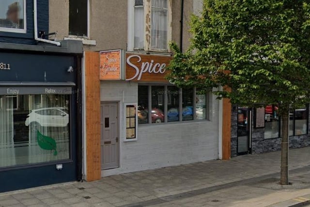 Back on Ocean Road in South Shields, Spice Garden has a 4.7 rating from 321 Google reviews.