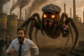 What a way to go! Mauled by a mutant Northern tarantula courtesy of misplaced parcel.   (image created by AI)