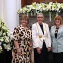 The Mayor of South Tyneside Cllr Pat Hay and Mayoress Mrs Jean Copp, Leader Cllr Tracey Dixon and Deputy Leader Cllr Joan Atkinson.