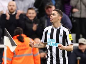 Newcastle United midfielder Miguel Almiron.