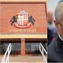 A brass plaque commemorating the stadium's official opening by the Duke of York has been removed.