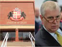 A brass plaque commemorating the stadium's official opening by the Duke of York has been removed.