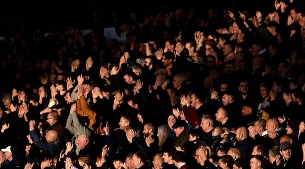 Football fans. (Photo by Nathan Stirk/Getty Images)