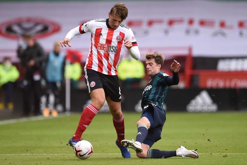 Sander Berge's release clause at Sheffield United has dropped from £40million to £12million because of their relegation from the Premier League - which could tempt Arsenal to revive their interest in the midfielder. (Sky Sports)

(Photo by OLI SCARFF/POOL/AFP via Getty Images)