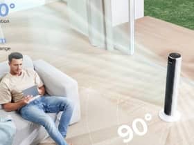 Featuring a powerful motor with 4 modes, 5 fan speeds and wide coverage, the Levoit tower fan is perfect for keeping cool in summer without any noise impact at only 28 dB.