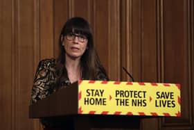 Public Health England's Dr Susan Hopkins. Picture: Matt Dunham - WPA Pool/Getty Images.