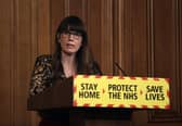 Public Health England's Dr Susan Hopkins. Picture: Matt Dunham - WPA Pool/Getty Images.