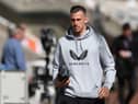 Martin Dubravka of Newcastle United arrives at the stadium prior to the Premier League match between Newcastle United and Liverpool at St. James Park on April 30, 2022 in Newcastle upon Tyne, England. (Photo by Ian MacNicol/Getty Images)