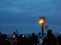 A previous beacon-lighting ceremony for the Queen's Diamond Jubilee in 2012.