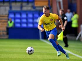 Jack Diamond in action during pre-season