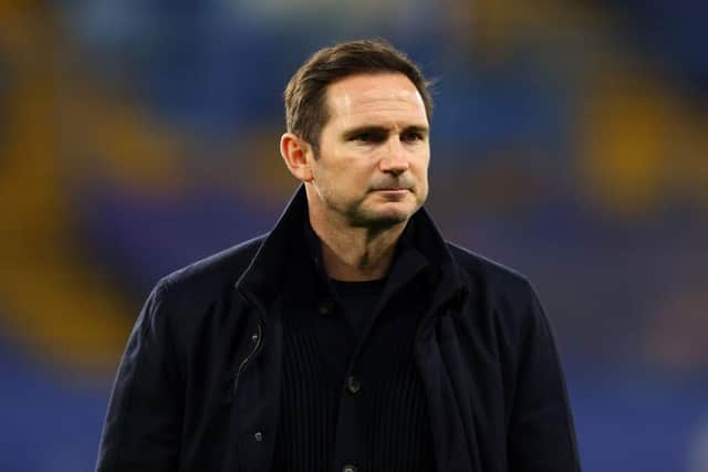 Former Chelsea manager Frank Lampard. (Photo by Richard Heathcote/Getty Images)