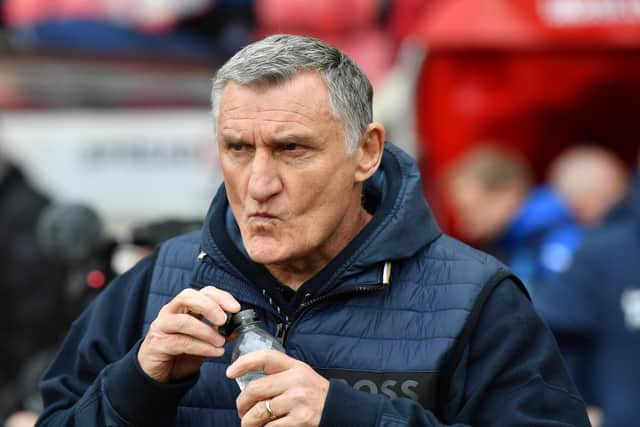 Sunderland boss Tony Mowbray.