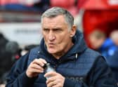 Sunderland boss Tony Mowbray.