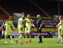 Newcastle United were controversially denied a penalty against Burnley following James Tarkowski's high boot on Sean Longstaff.  (Photo by JON SUPER/POOL/AFP via Getty Images)
