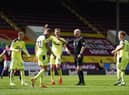 Newcastle United were controversially denied a penalty against Burnley following James Tarkowski's high boot on Sean Longstaff.  (Photo by JON SUPER/POOL/AFP via Getty Images)