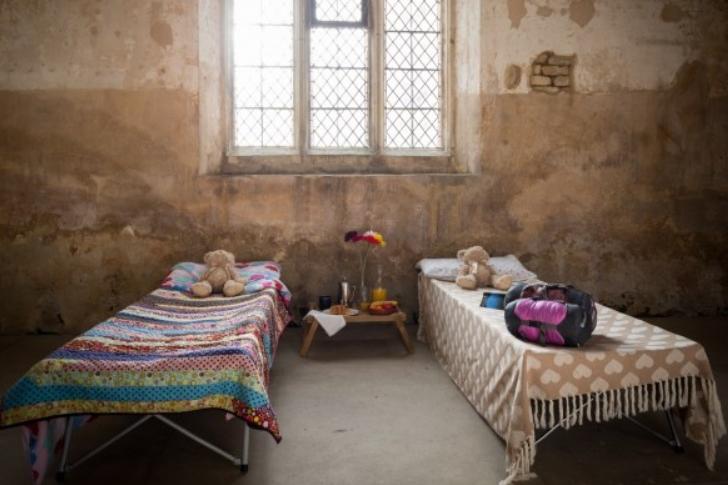 You will have set out everything you need for your stay - comfy, fold-out camp beds, camping chairs and cushions for an extra touch of home.