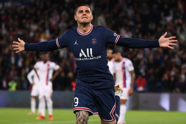 Mauro Icardi is the newest superstar to be linked with Newcastle United (Photo by FRANCK FIFE / AFP) (Photo by FRANCK FIFE/AFP via Getty Images)