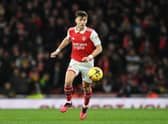 Arsenal defender Kieran Tierney has been linked with a move to Newcastle United (Photo by David Price/Arsenal FC via Getty Images)