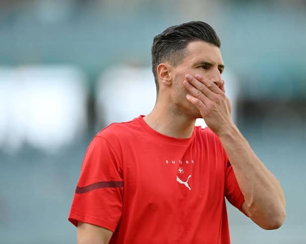 Fabian Schar of Switzerland. (Photo by Dan Mullan/Getty Images)