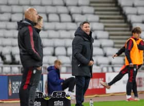 Sunderland head coach Lee Johnson.