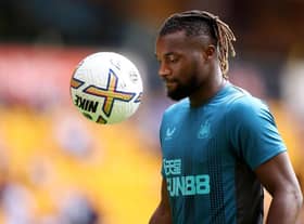 Newcastle United's Allan Saint-Maximin is close to a comeback.