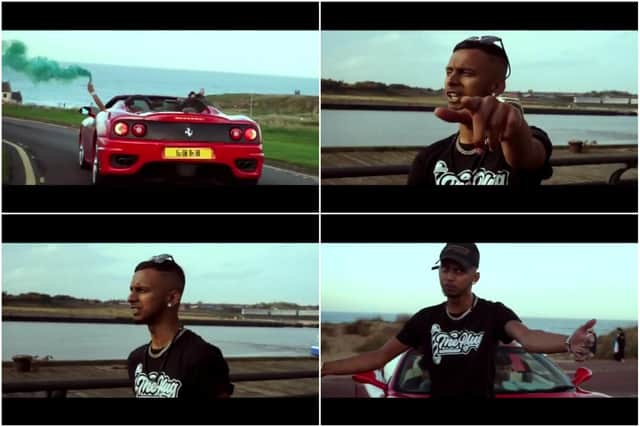 TRIXX in his new music video shot in South Shields by Nathan Glendinning.
