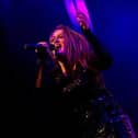 Brooke Barber performing