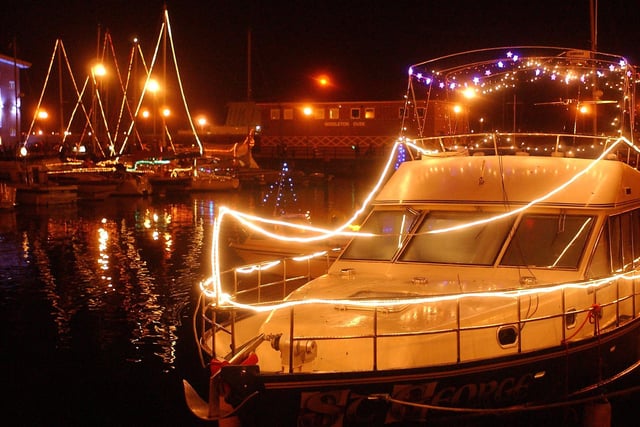 It's the year when the Lantern Boat Parade lit up Hartlepool Marina?